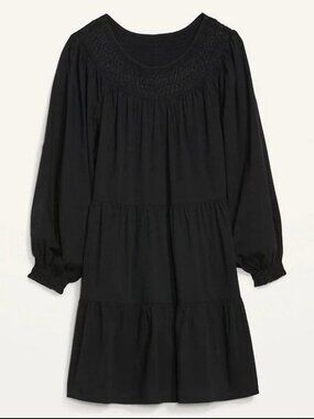 Tiered Smocked Embroidered